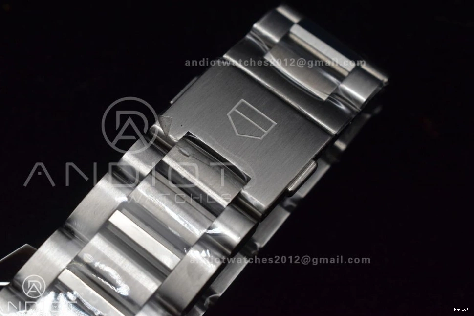 A SS Chrono 1:1 389 SS 01 Calibre Dial XF ZeroBulk on Bracelet Heuer Black Edition Strap Best 0820